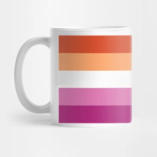 Lesbian Pride Flag Mug